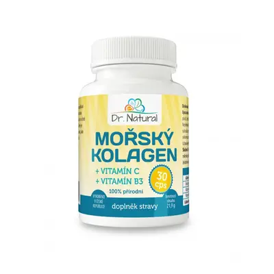 Dr. Natural Mořský kolagen + Vitamin C a B3 30 tablet