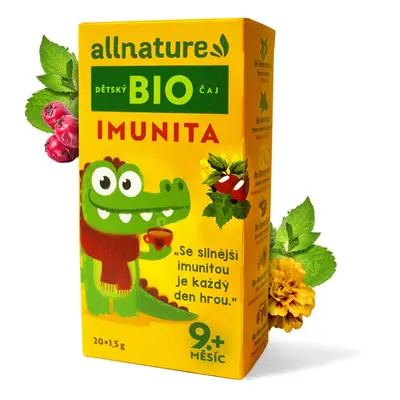 Allnature BIO Dětský čaj Imunita 20x1,5 g