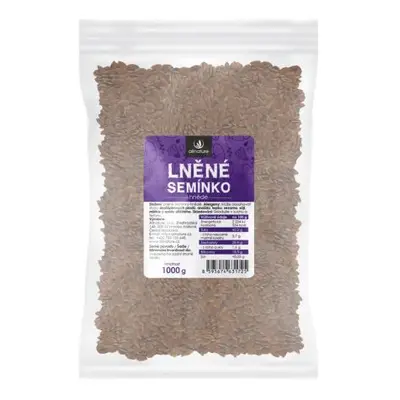 Allnature Lněné semínko hnědé 1000 g