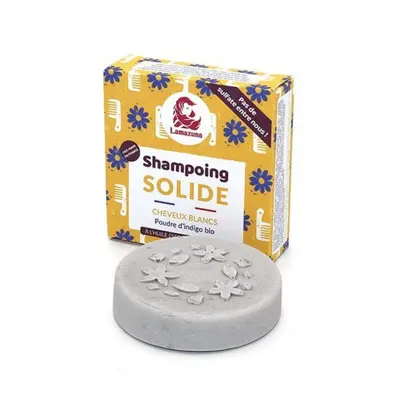 Lamazuna tuhý šampon pro šedivé vlasy indigo 70g