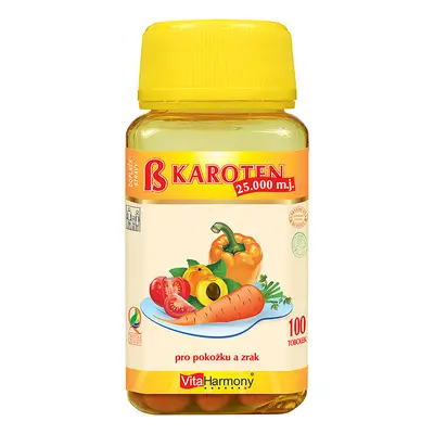 Beta karoten 25.000 m.j. (15 mg) - 100 tob.