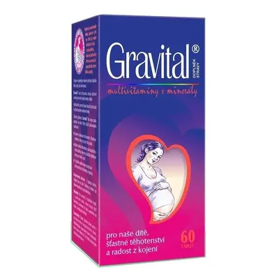 Gravital® - multivitaminy pro těhotné a kojící ženy - 60 tbl.