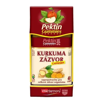 Vitaharmony Kurkuma a zázvor gummies 40 kusů