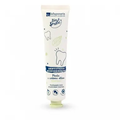 laSaponaria Bělicí zubní pasta WonderWhite - máta a aktivní uhlí (75 ml)