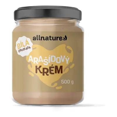 Allnature Arašídový krém s bílou čokoládou 500 g