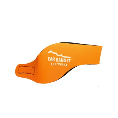 Ear Band-It® Ultra Oranžová čelenka na plavání Velikost čelenky: Malá