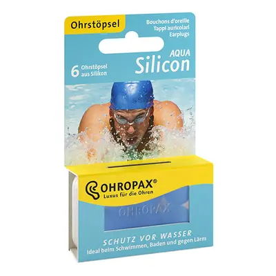 Ohropax Silicon Aqua Silikonové špunty na plavání - 3 páry