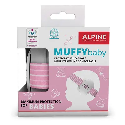 Alpine Muffy Baby Chrániče sluchu pro miminka Barva: Růžová