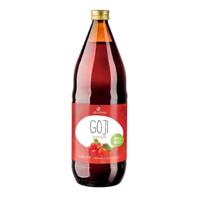 Allnature goji Kustovnice čínská Premium - 100% Bio šťáva 1000 ml