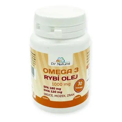 Dr. Natural Omega 3 rybí olej 1000 mg - 30 tablet