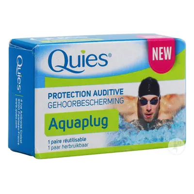 Quies Aquaplug - 1 pár Silikonové špunty do vody