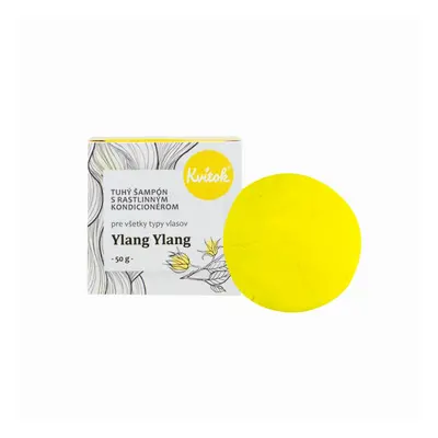 Kvitok Tuhý šampon s kondicionérem pro světlé vlasy Ylang Ylang Hmotnost: 50g