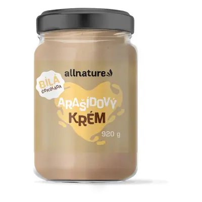 Allnature Arašídový krém s bílou čokoládou 920 g