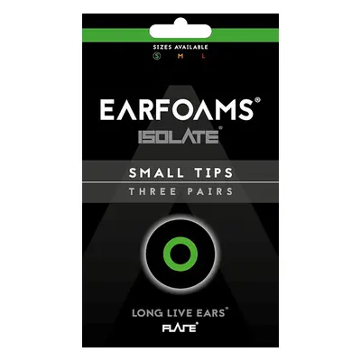 Earfoams® Isolate náhradní polštářky - 3 Páry Velikost: S