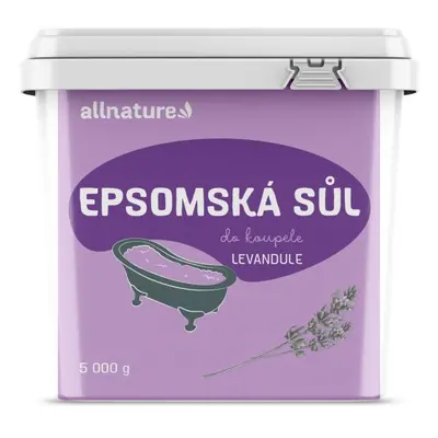 Allnature Epsomská sůl - levandule 5000 g