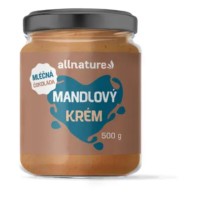 Allnature Mandlový krém s mléčnou čokoládou 500g