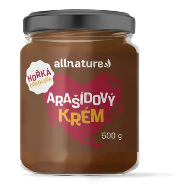 Allnature Arašídový krém s hořkou čokoládou 500 g