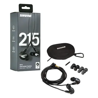 Shure SE215-EFS - In-Ear sluchátka Barva: Černá