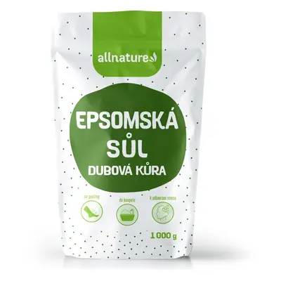 Allnature Epsomská sůl - dubová kůra 1000 g