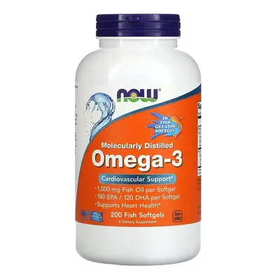 Now Foods Omega 3 200 softgel kapsle