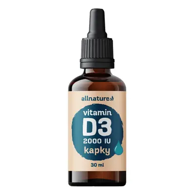 Allnature Vitamin D3 Forte 2000IU - kapky 30 ml