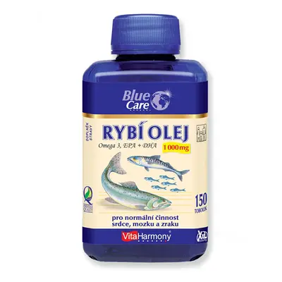 BlueCare Rybí olej (Omega 3) 1000 mg - 150 tob.