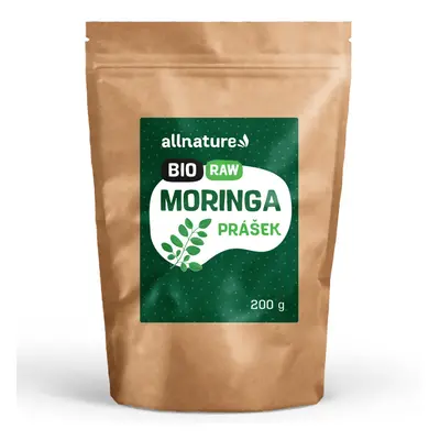 Allnature Moringa prášek RAW 200 g datum spotřeby 31/1/2023