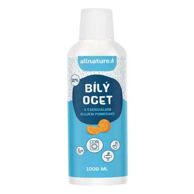 ALLNATURE Bílý ocet 10% s vůní pomeranče 1000 ml