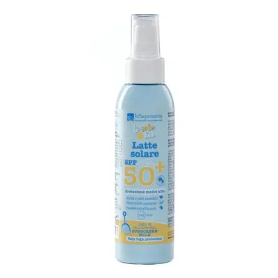 laSaponaria Opalovací mléko pro děti a citlivou pokožku SPF 50+ BIO 125 ml