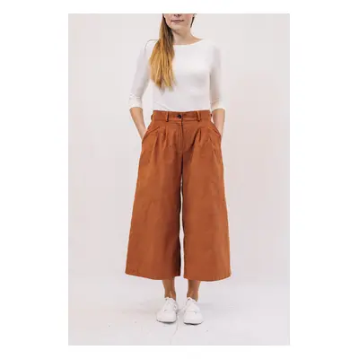 Manšestrové culottes Michele medové