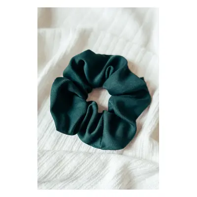 Zelená gumička scrunchie