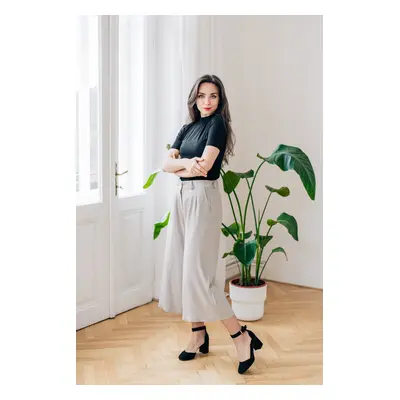 Culottes Michele krémové