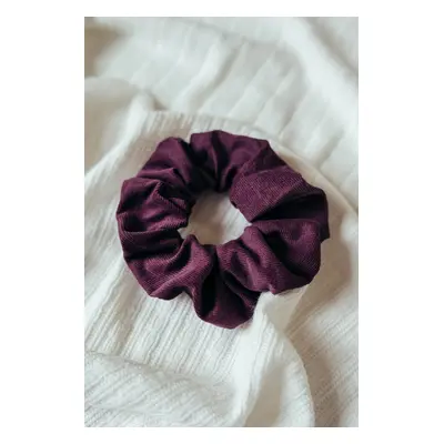 Lilkově fialová manšestrová gumička scrunchie