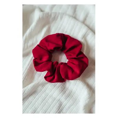 Fuchsiová manšestrová gumička scrunchie