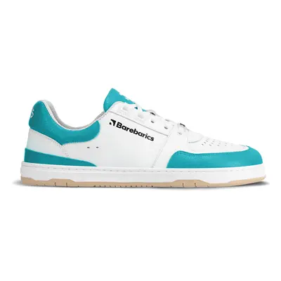 Barefoot tenisky Barebarics Wave - White & Dark Turquoise