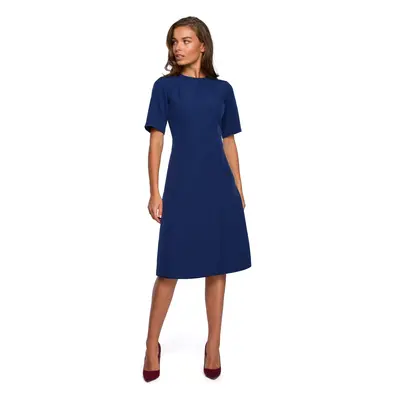 Stylove Woman's Dress S240 Navy Blue