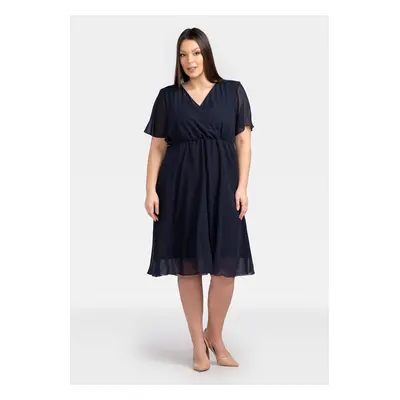 Dámské šaty Karko Karko_Dress_U392_Navy_Blue