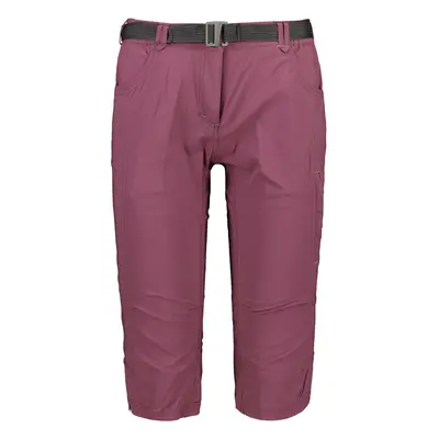 Women's 3/4 pants Klery sv. burgundy