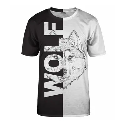 Hořkosladké Paris Unisex's Lonely Wolf tričko Tsh BSP606