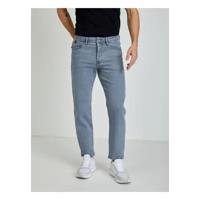 Světle šedé pánské straight fit džíny Tom Tailor Denim