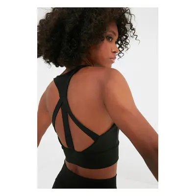 Sportovní podprsenka Trendyol Black Support/Shaping Back Detail