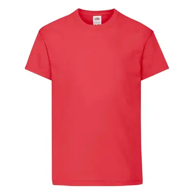 Red T-shirt for Kids Original Fruit of the Loom