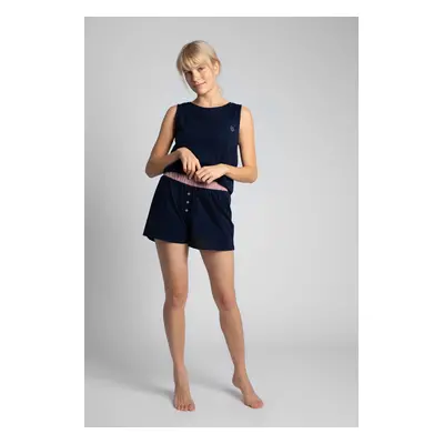 LaLupa Woman's Shorts LA017 Navy Blue