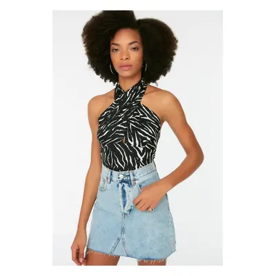 Dámský crop top Trendyol Patterned