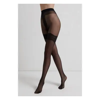 Dámské punčochy Conte CONTE_PERFECT_Women_s_tights_with_imitation_fishnet_stockings_eu