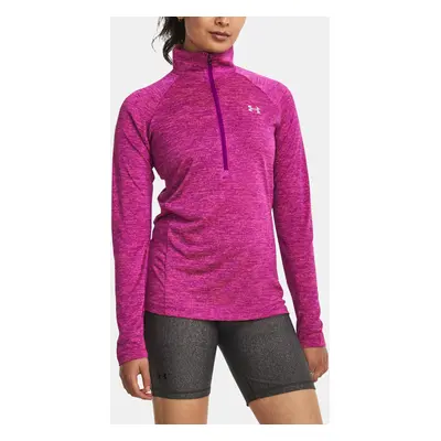 Under Armour Tričko Tech 1/2 Zip - Twist-PPL - Dámské