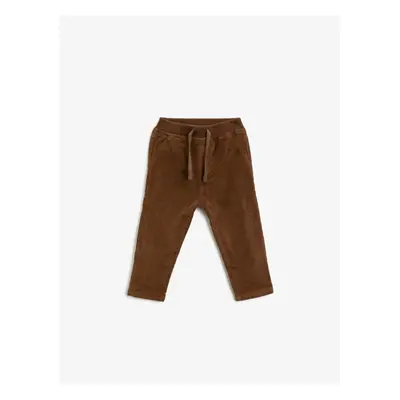 Koton Baby Boy Camel Hair Sweatpants