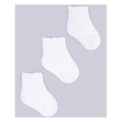 Yoclub Kids's Girls' Jacquard Socks 3-pack SKL-0001G-0100