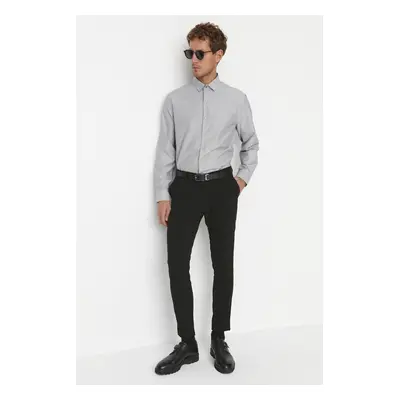 Trendyol černé slim fit italské chino kalhoty