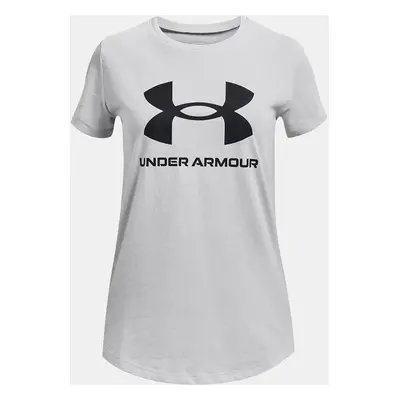 Under Armour Tričko UA G SPORTSTYLE LOGO SS-GRY - Holky